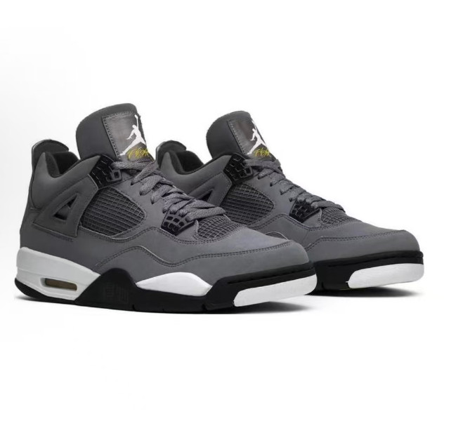 Nike Jordan Air Jordan 4 “Cool Grey” Mid Top Retro Basketball Shoes
