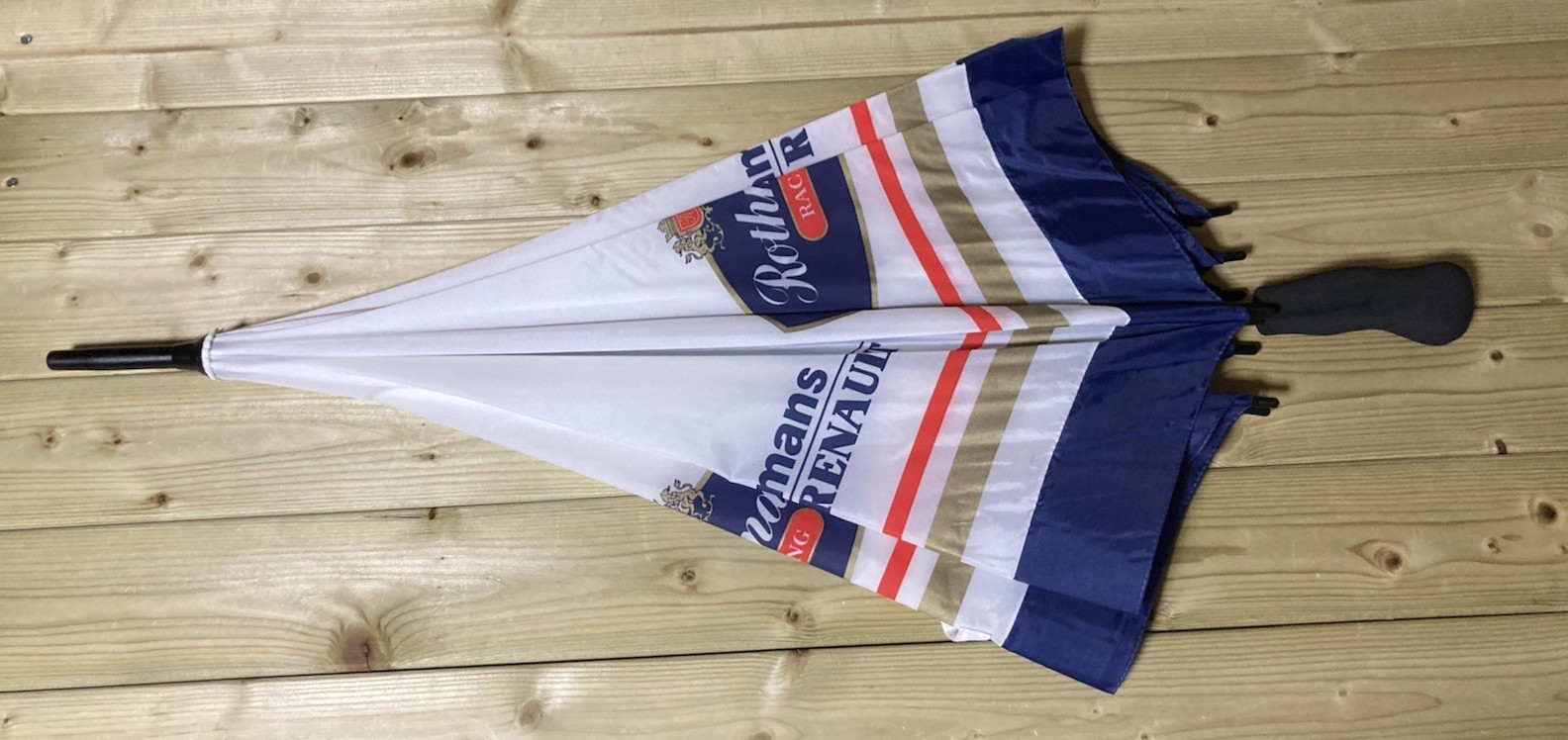 Rothmans Williams Renault Formula 1 Racing Team Umbrella Size 32in 82cm Vintage
