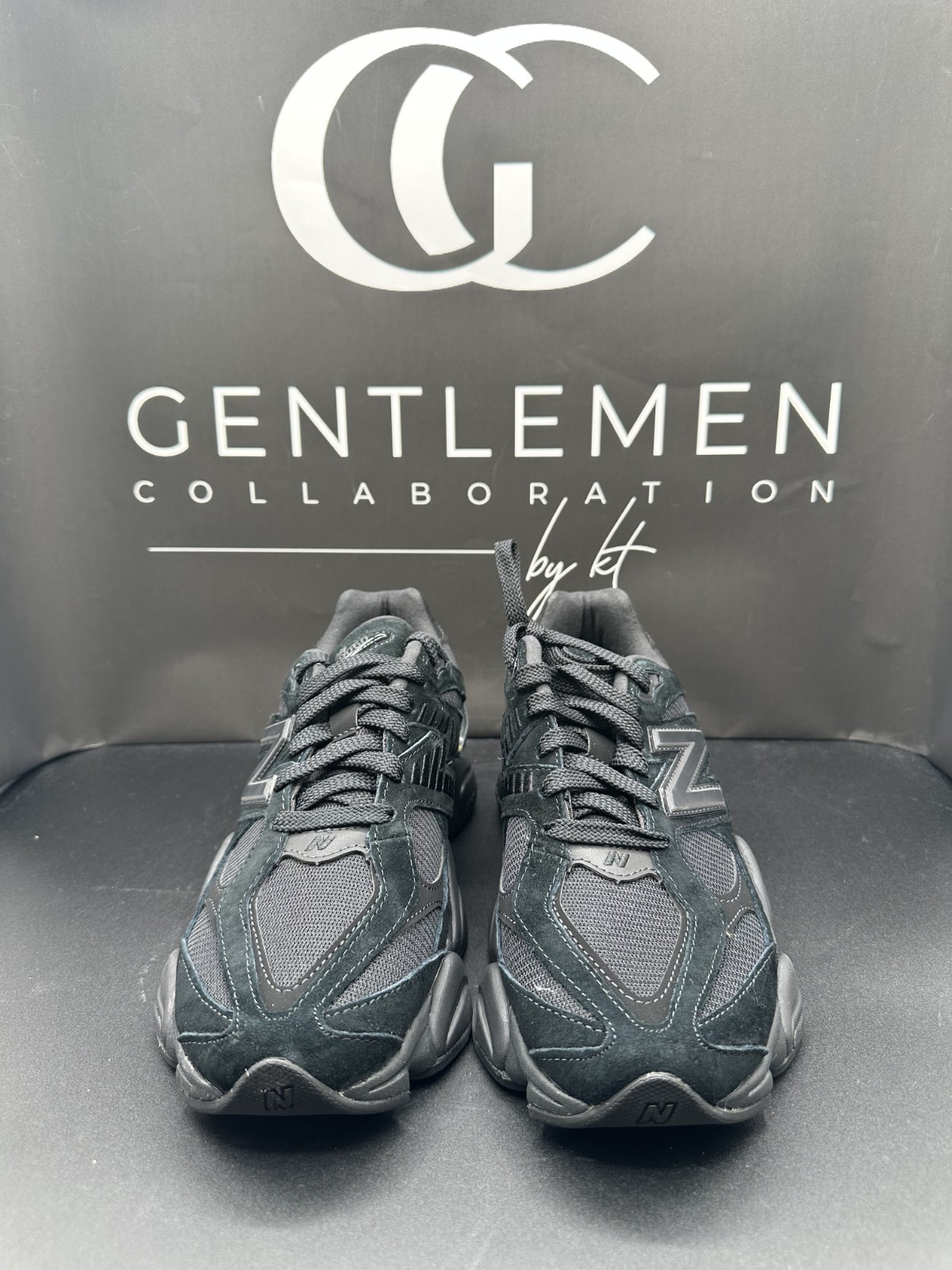 Size 10 – New Balance 9060 Triple Black Suede