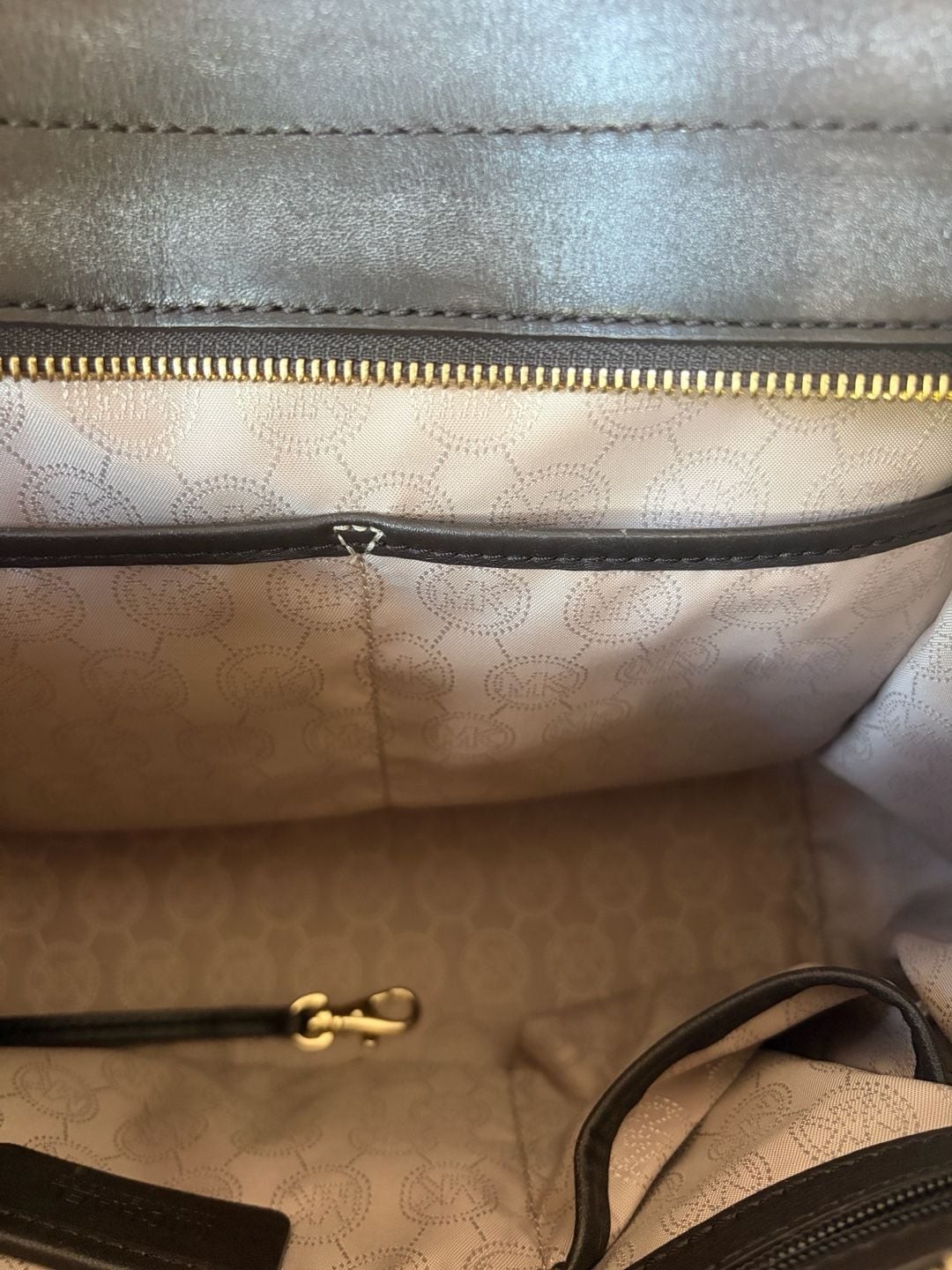 Michael Kors Hamilton Large Leopard Print Calf Hair Satchel