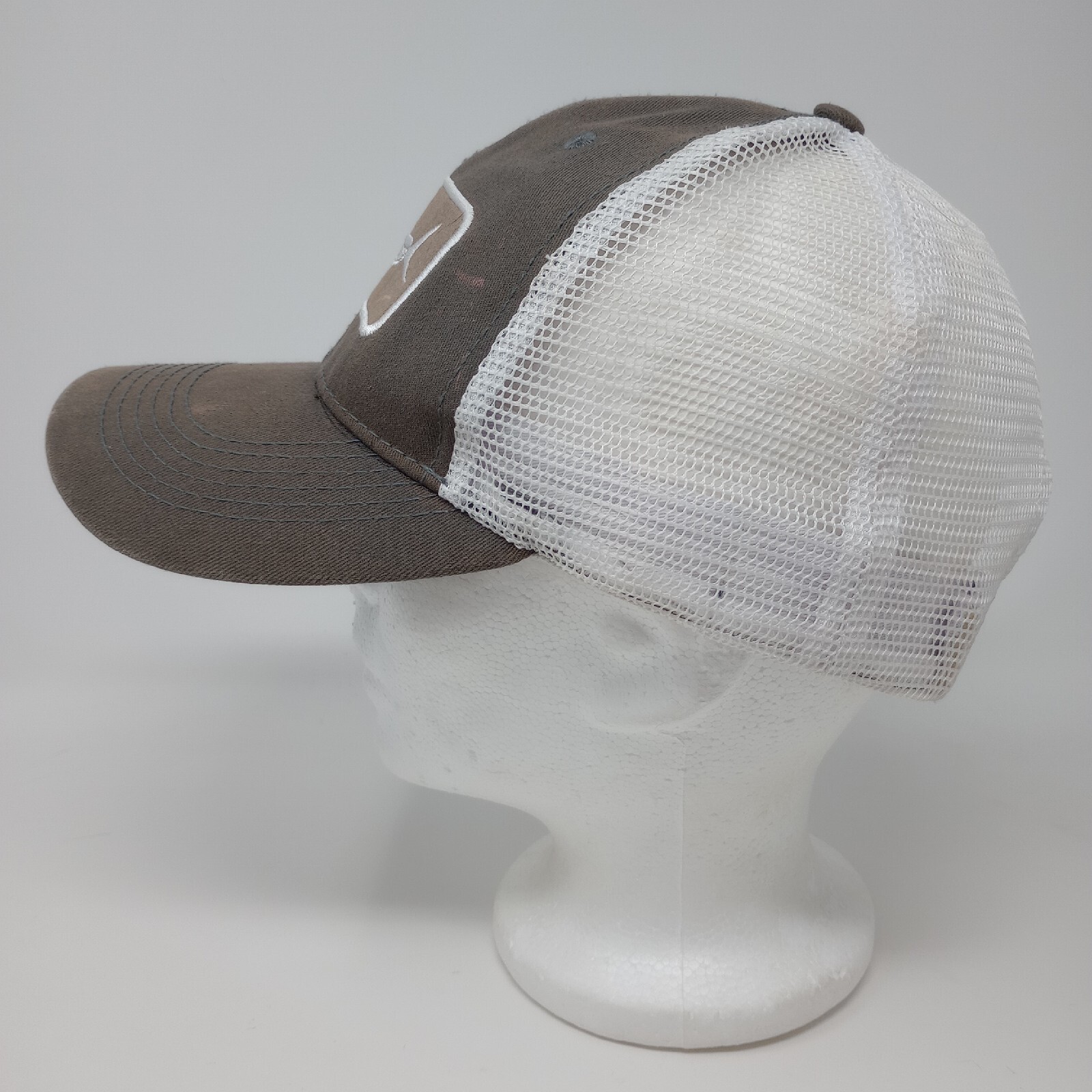 Southern Lure Mahi Mahi Logo White Mesh Back Adjustable Baseball Cap Hat