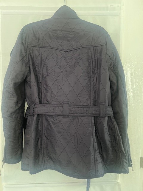 Barbour Quilted Jacket – Deep Purple – (size 12)