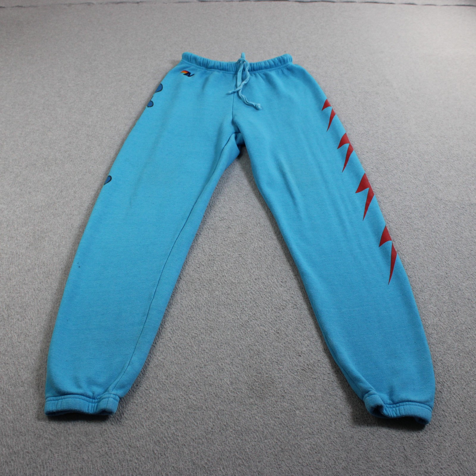 Aviator Nation Hoodie Sweatpants Set Women XS Blue Outside Lands Music Festival