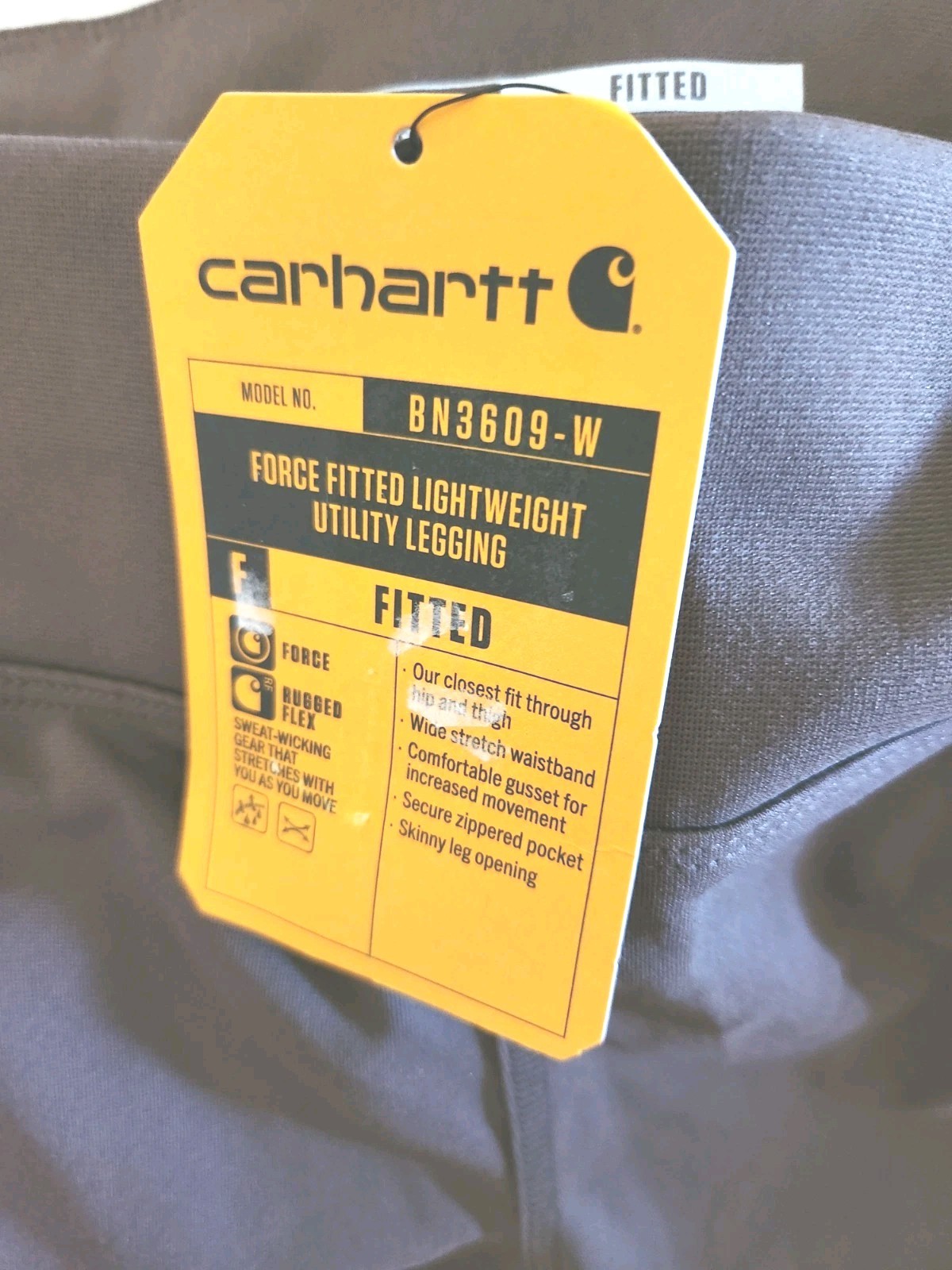 Carhartt Force Fitted Lightweight Utility Legging – BN3609-W Tarmac S (4-6) Reg.