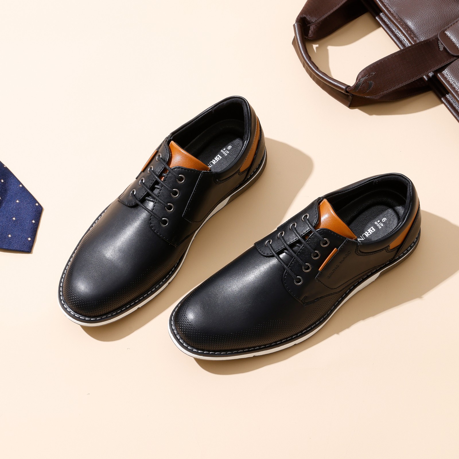 Bruno Marc Men’s Casual Dress Oxfords Shoes Business Formal Derby Sneakers