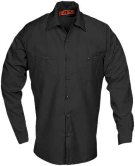 Work Shirts Industrial Uniform Two Pockets Long Sleeve REED Polyester/Cotton