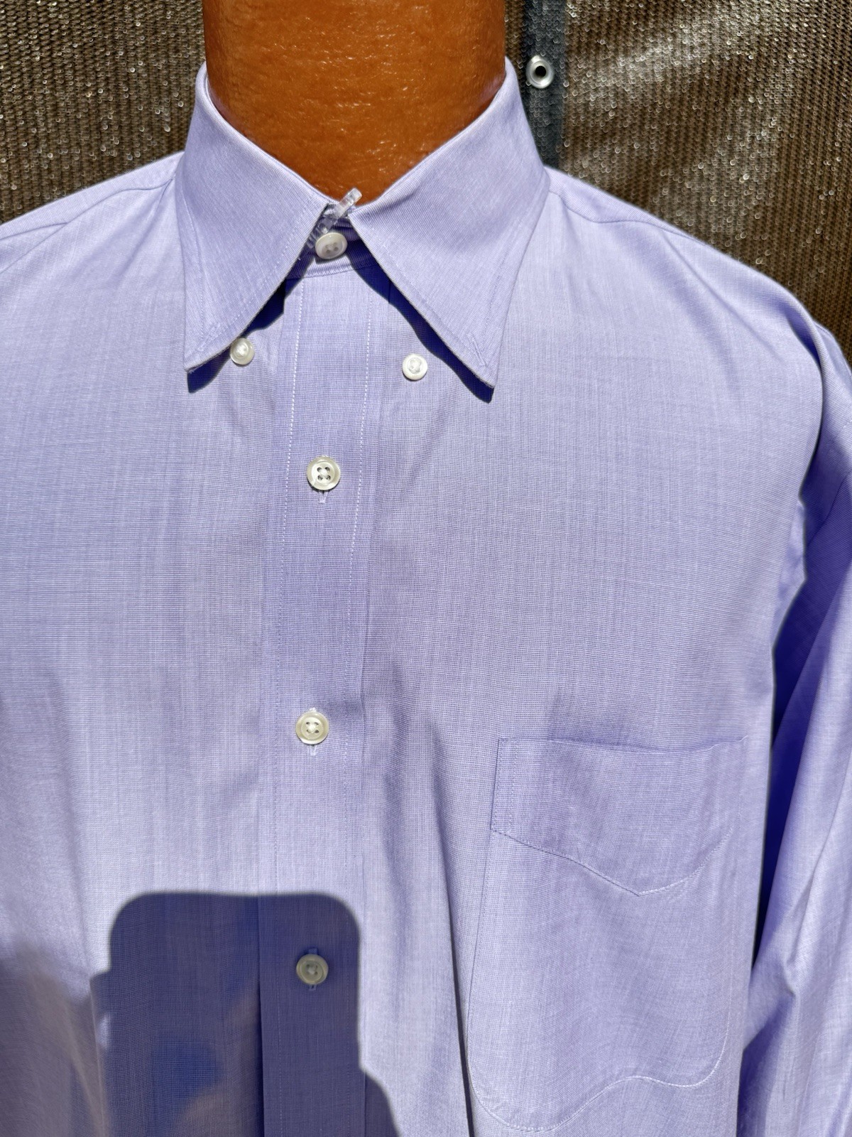 Paul Fredrick Cotton Button Front Shirt 16 1/2 – 35 Long Sleeve