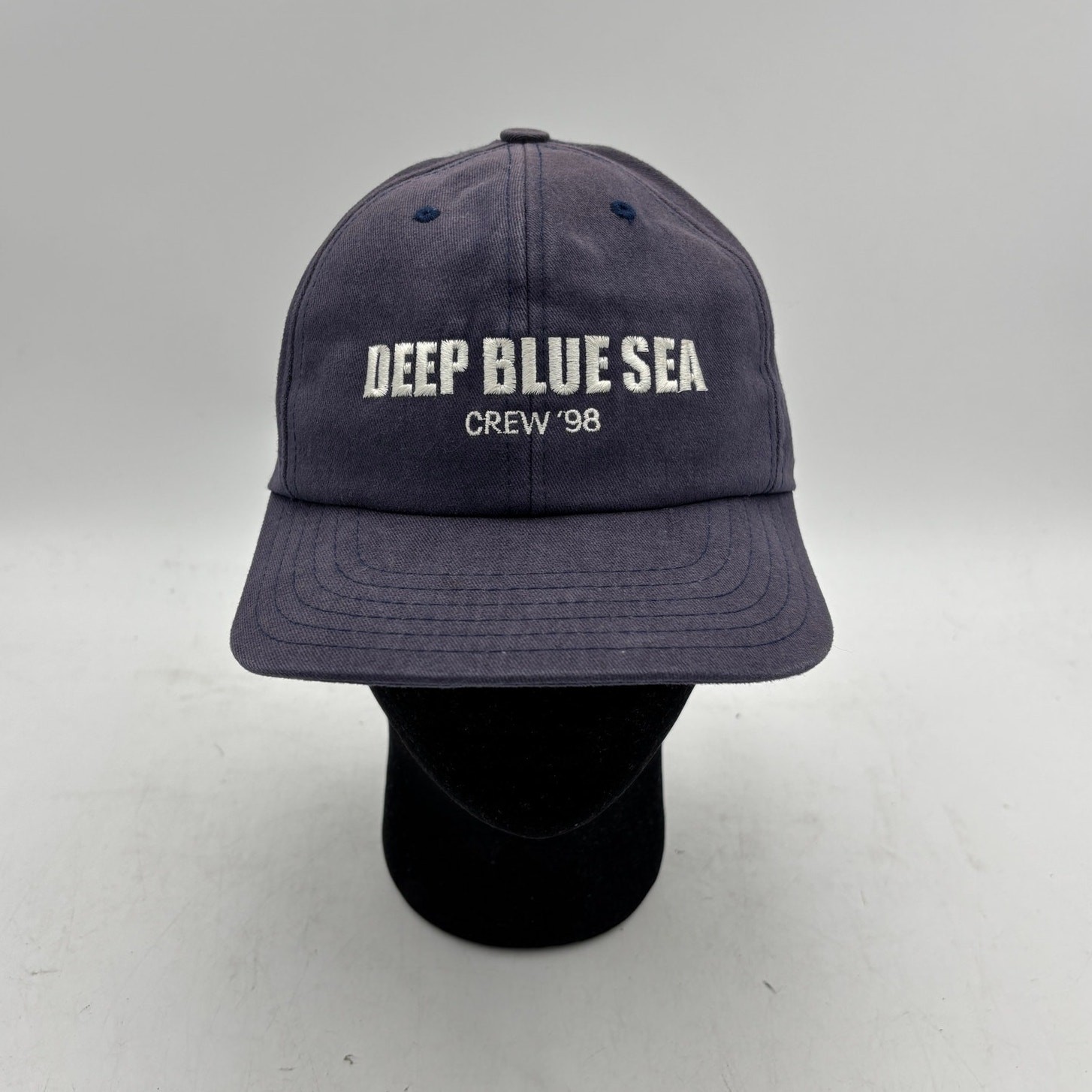 Vintage 1998 Deep Blue Sea Cast Crew Snapback Hat Samuel L Jackson LL Cool J