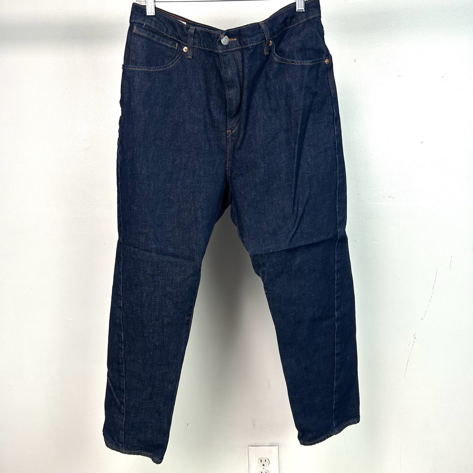 Levi’s Engineered Jeans LEJ Blue Dark Wash Straight Twisted Fits 34×26