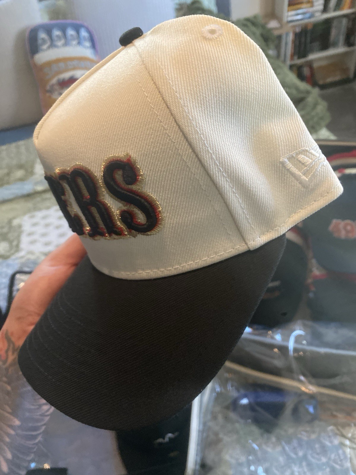 San Francisco 49ers Script 75th NFL New Snap Back