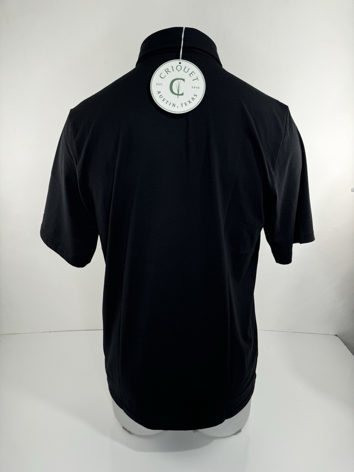 CRIQUET Austin – NEW w TAG – Embroidered Logo M Pocket Golf Polo Shirt