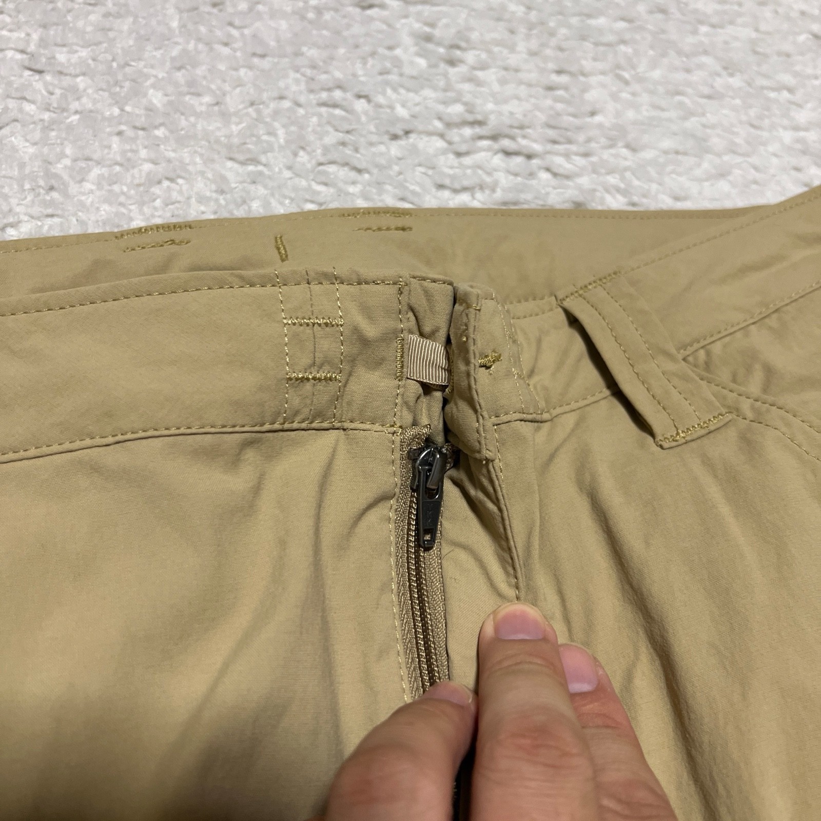 Patagonia Pants Men Size 36 Tan Quandary Stretch Outdoors Hiking Performance