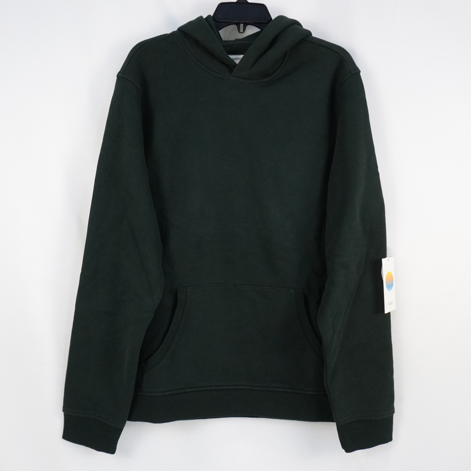 Vuori Seaside Pullover Hoodie In Evergreen Relaxed Fit W/ Pocket – Men’s Size L