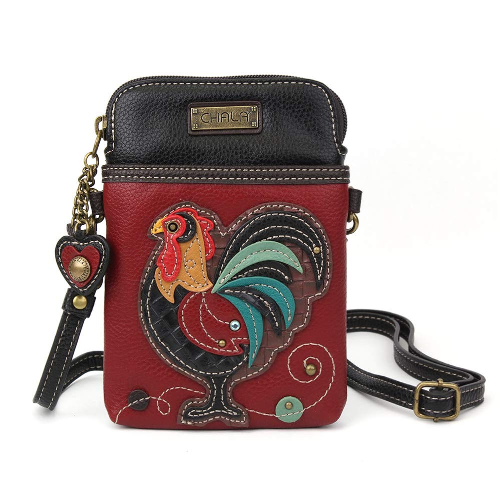 CHALA Farm Animal Collection Cell Phone Crossbody PurseWomen PU Leather/Canva…