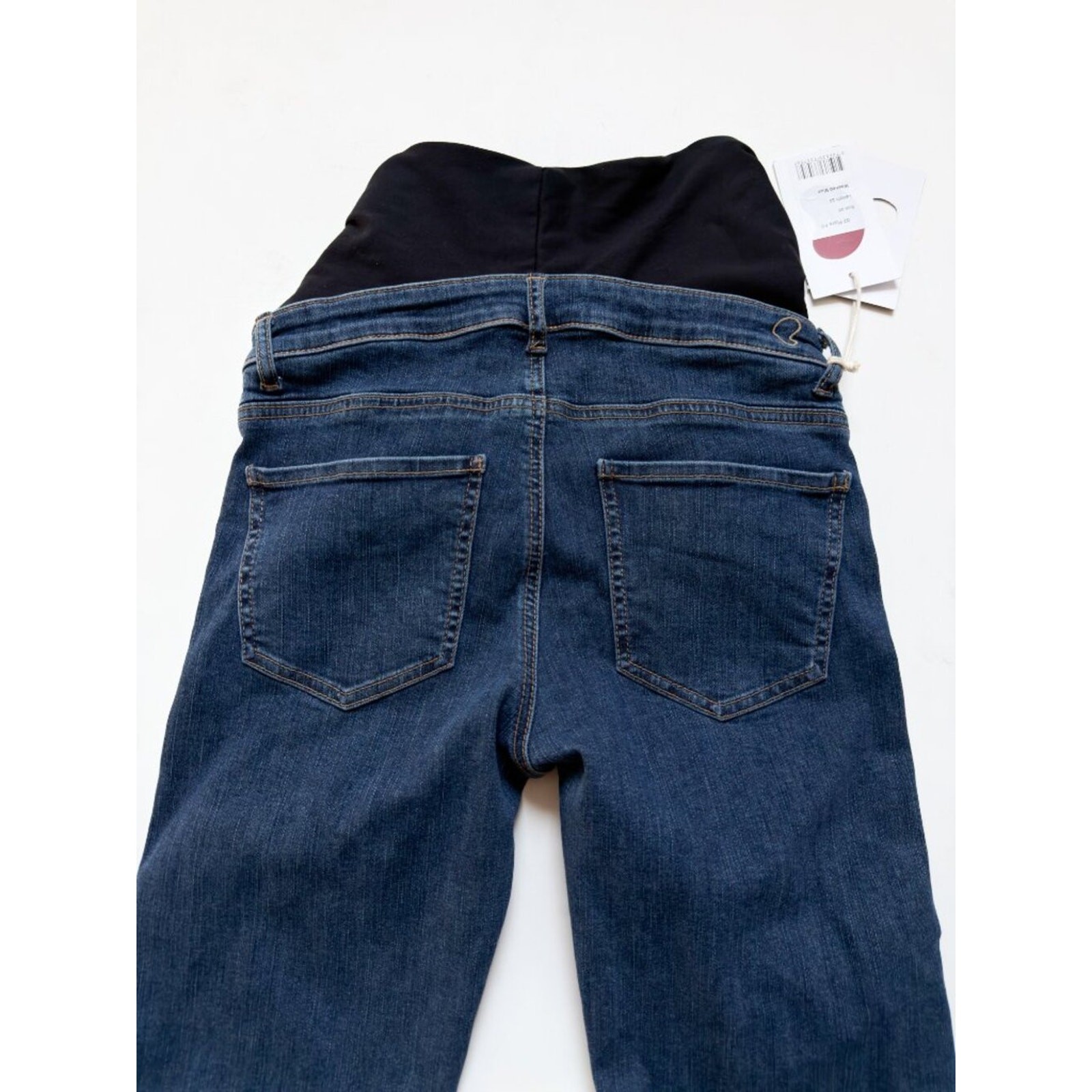 Ilouity Flare Fit Maternity Jeans Washed Blue Size EU 36 US 4 NEW NWT