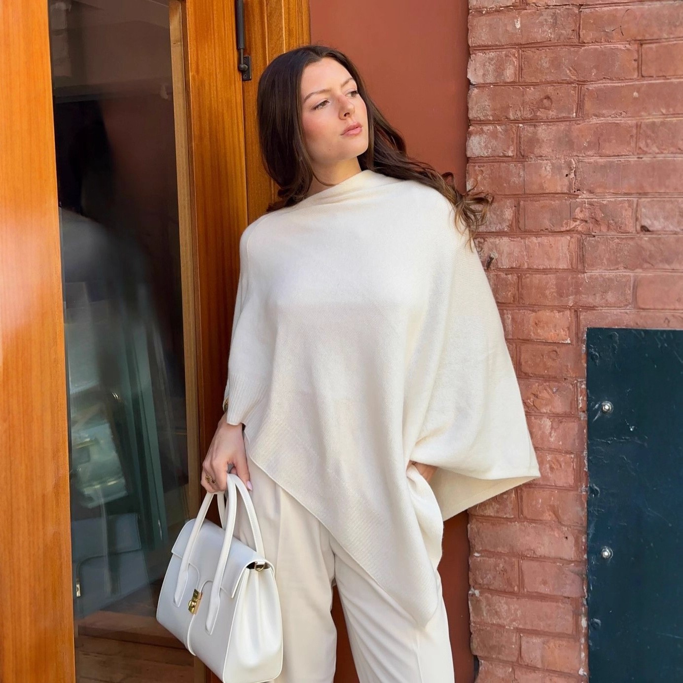 Fashionable Shawl-collar Turtleneck Coat For Women