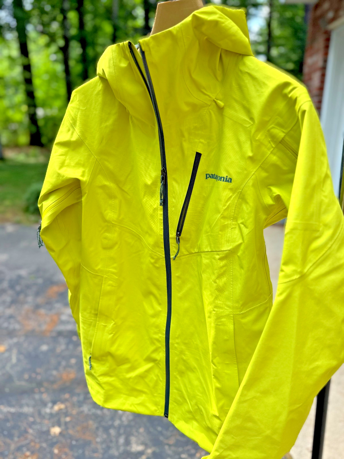 Patagonia Granite Crest H2No Womens XS Waterproof Breathable Rain Jacket Worn 1X