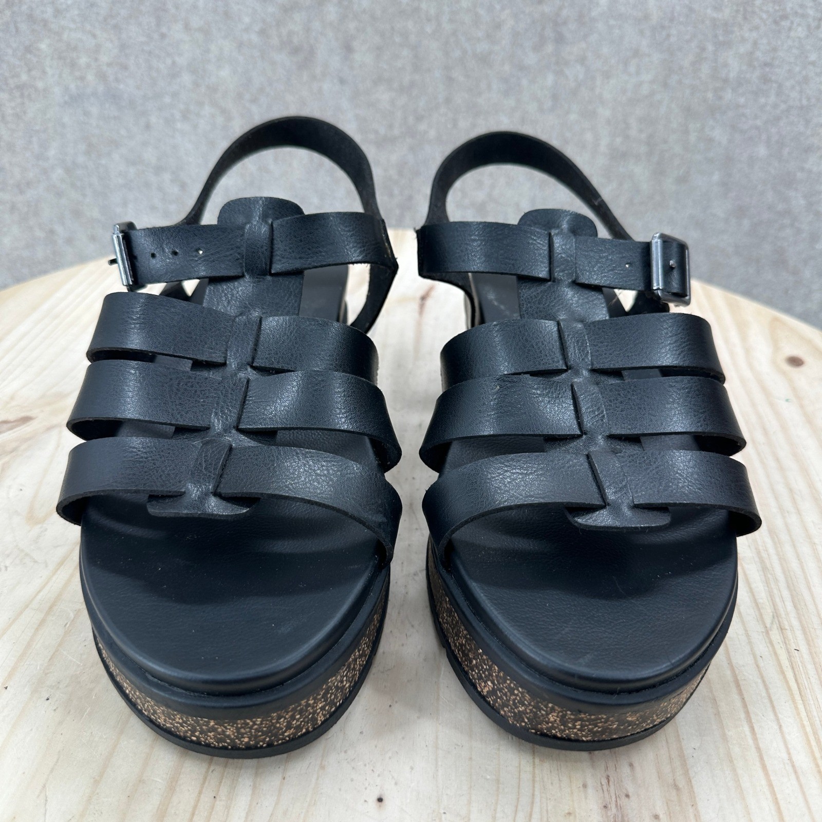 Torrid Platform Fisherman Gladiator Sandals Strappy Womens 11WW Black Y2K Shoes