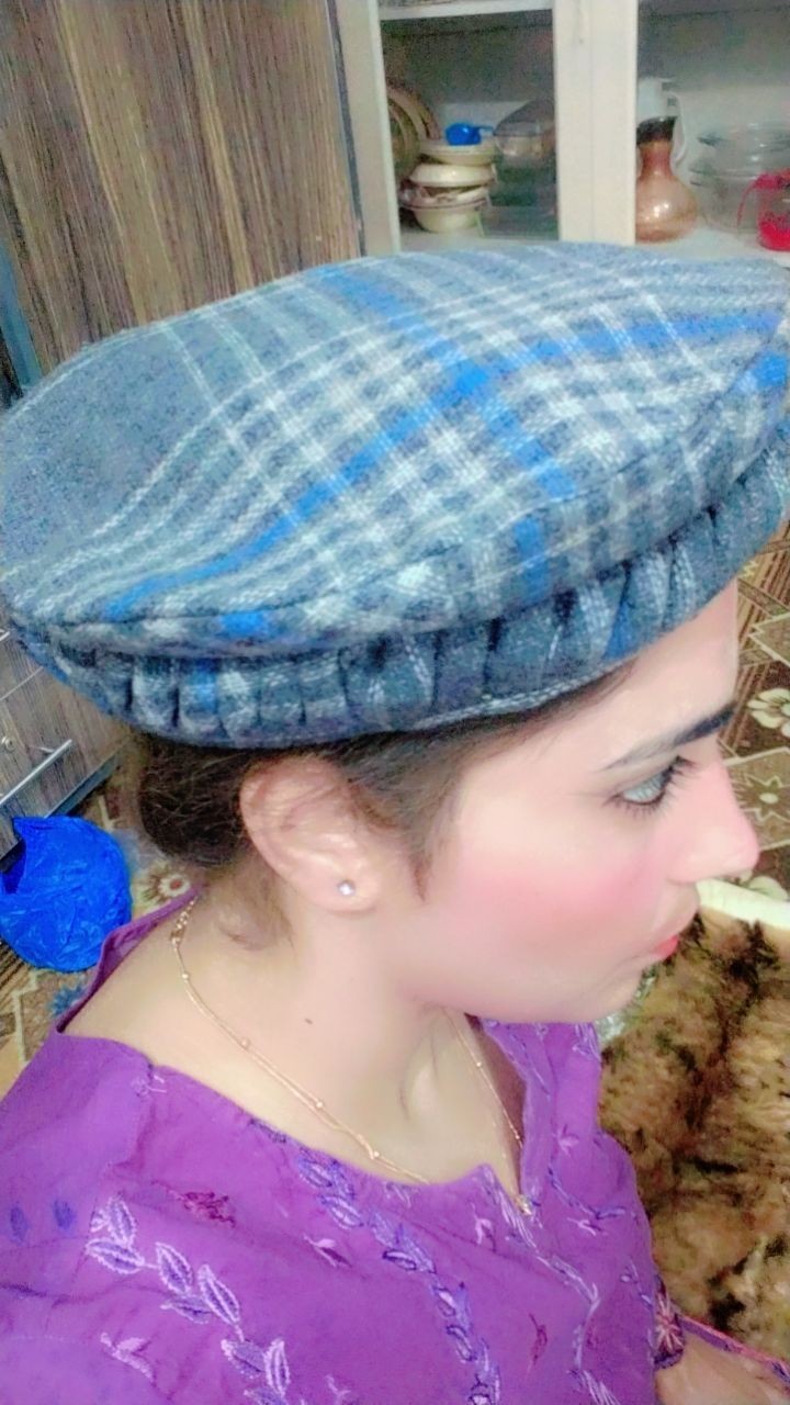 Afghan Pakol With Feather Chitrali Hand Made Pakol Hat Traditional Chitrali Pako
