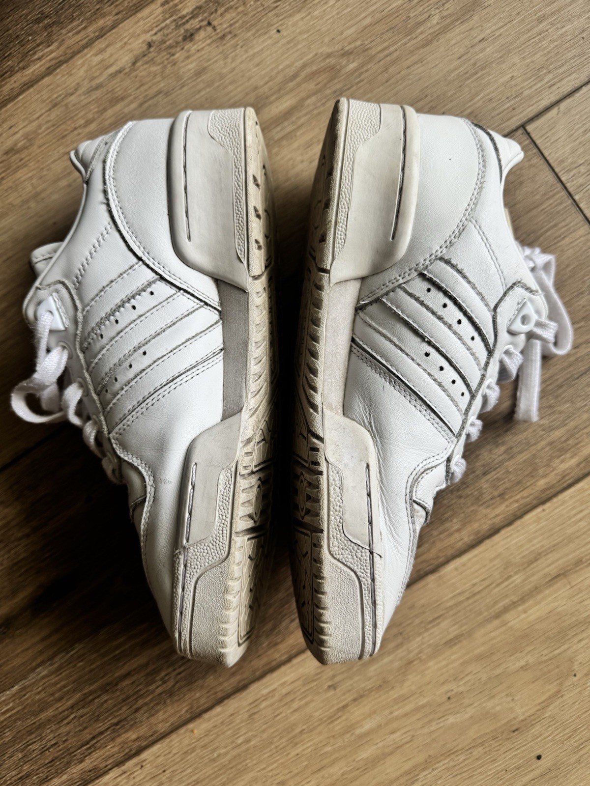 Adidas Forum Low White Leather Sneakers Women’s Size 5 EU 37 1/3 Pre-Owned