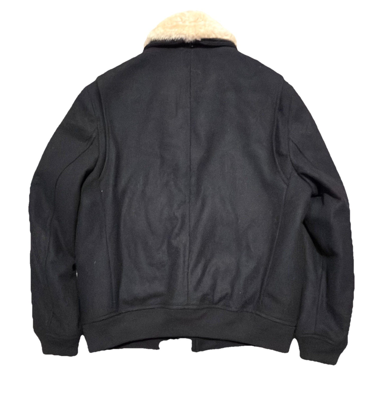 Banana Republic Mario Bellucci Italian Wool Bomber Jacket Size Large