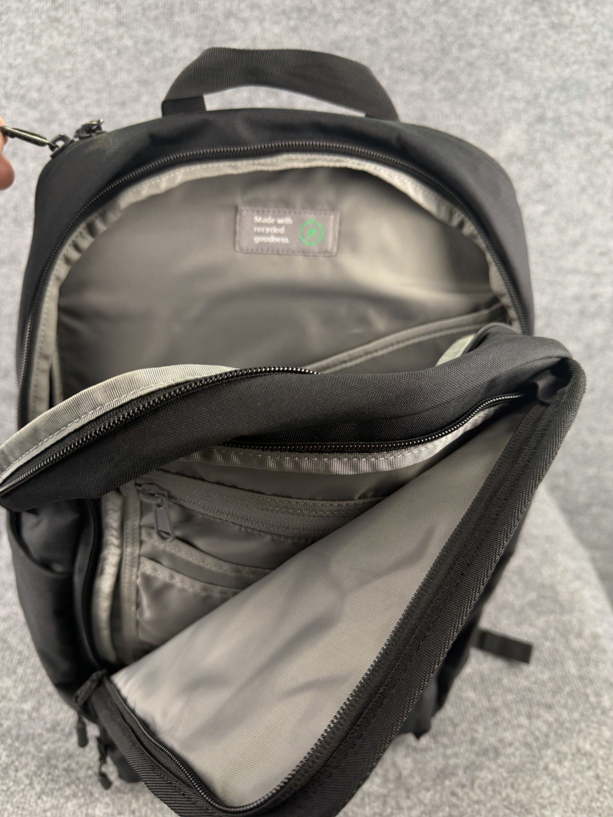 Timbuk2 Parkside Eco Laptop Backpack 2.0 Black Work School Bookbag Men Women 15″