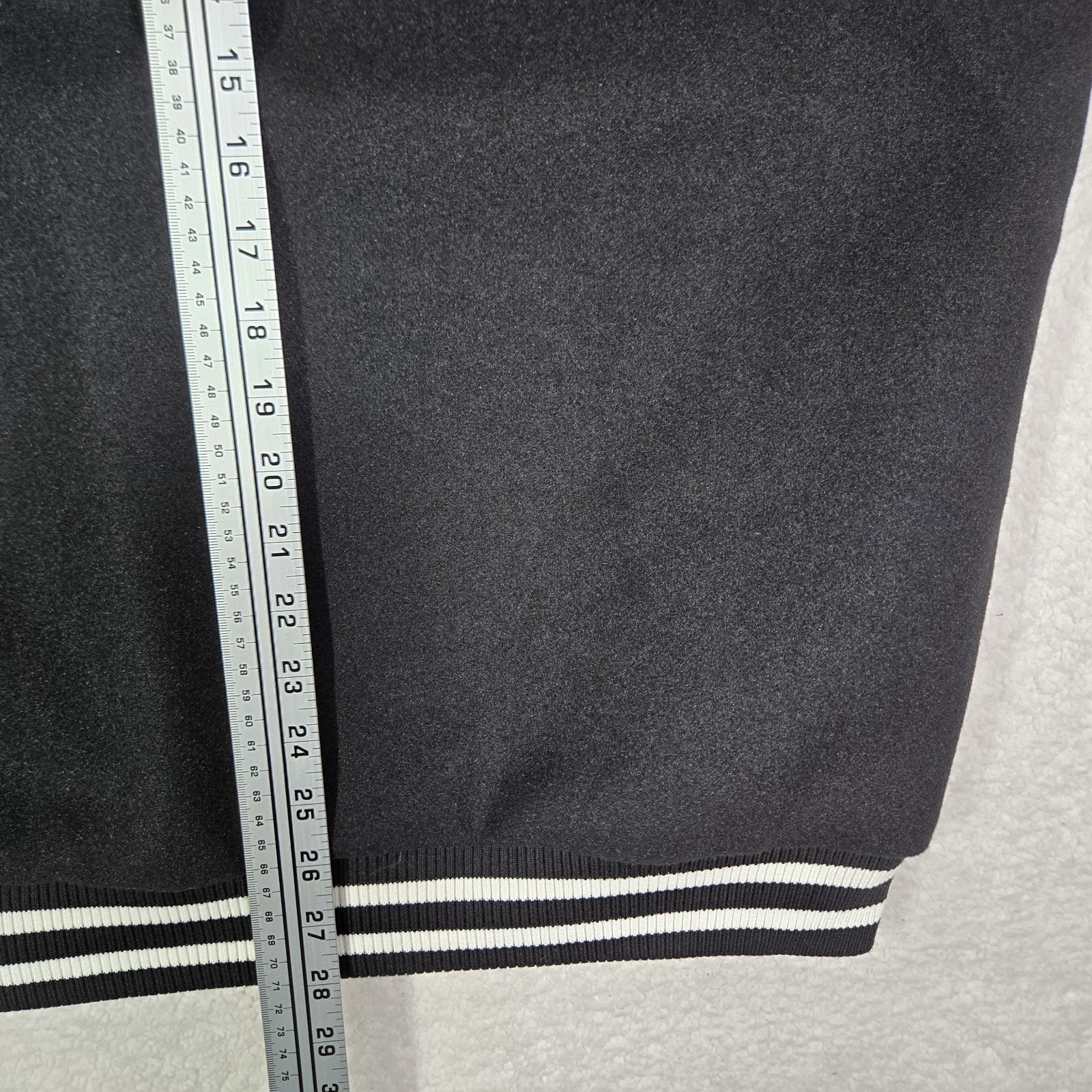 $150 NBA National Basketball Association Mens Large Varsity Bomber Jacket Black