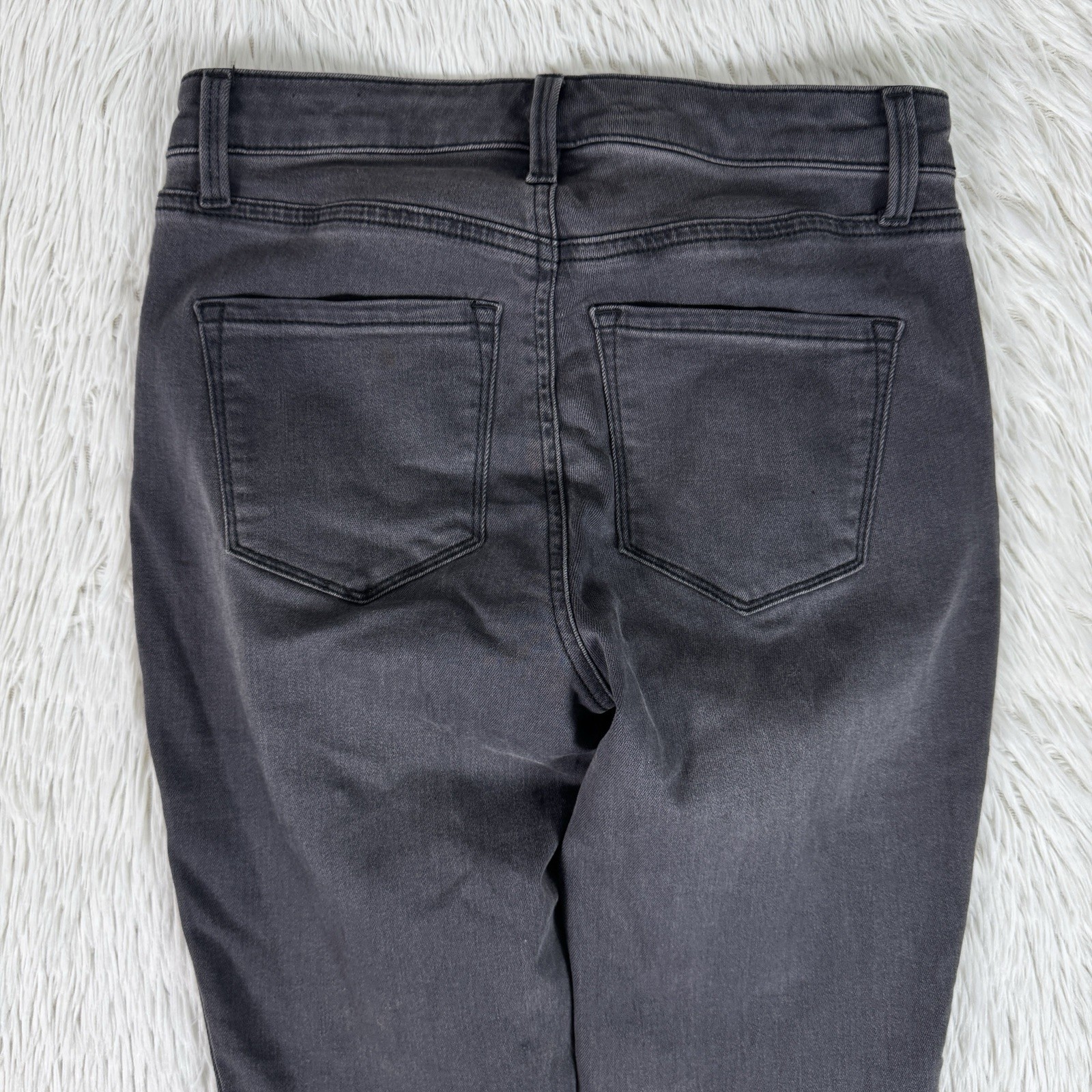 Talbots Black Charcoal Wash Mid-Rise Jegging Denim Jeans Women’s Size 2P