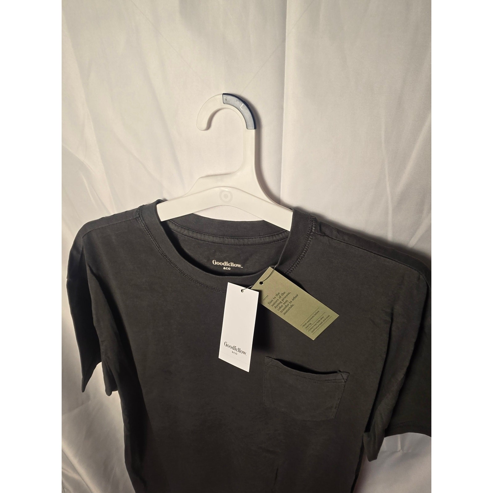 Men’s Heavyweight Short Sleeve T-Shirt – Goodfellow Hematite Size Small