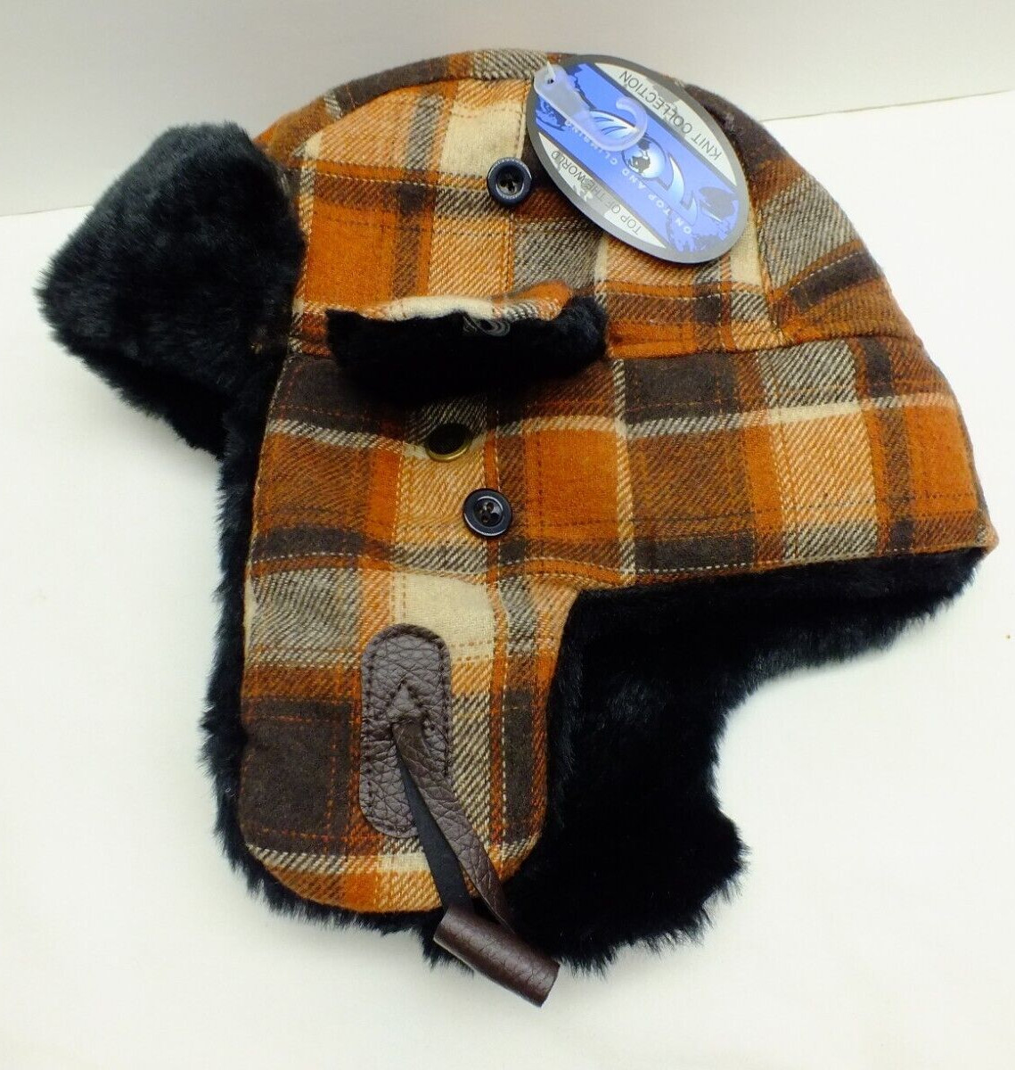 ROCHESTER INSTITUTE OF TECHNOLOGY NCAA RIT WINTER TROOPER TRAPPER EAR FLAP HAT