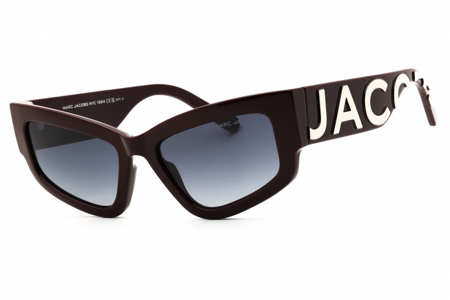 MARC JACOBS MJ796-R9S-55 Sunglasses Frame Size 55mm 145mm 19mm BURGUNDY Women