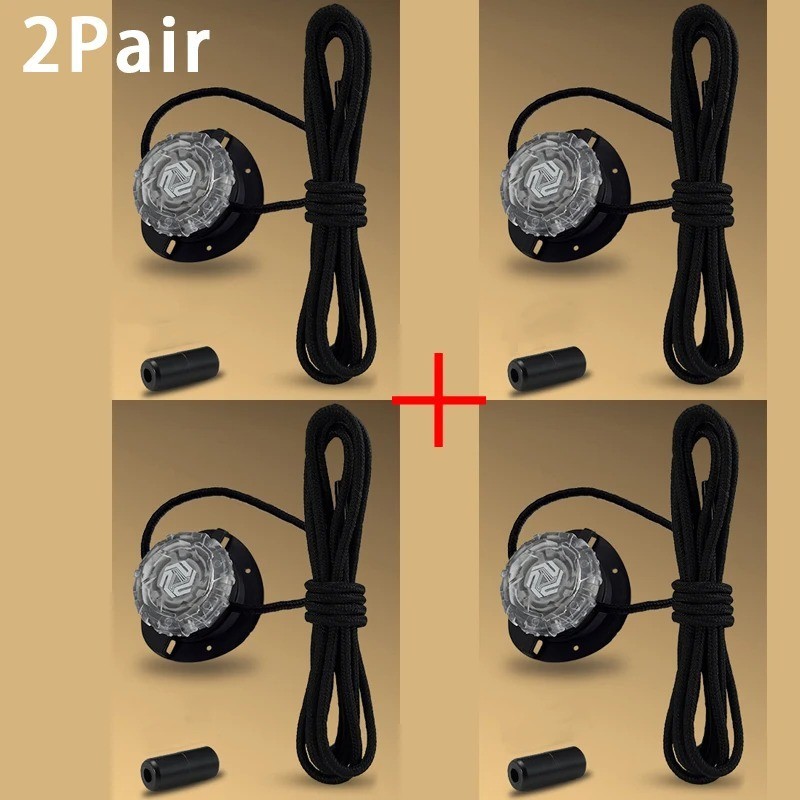 Swivel Buckle Laces Automatic No Tie Shoelaces Sneakers Kids Adult 1Pair Genuine
