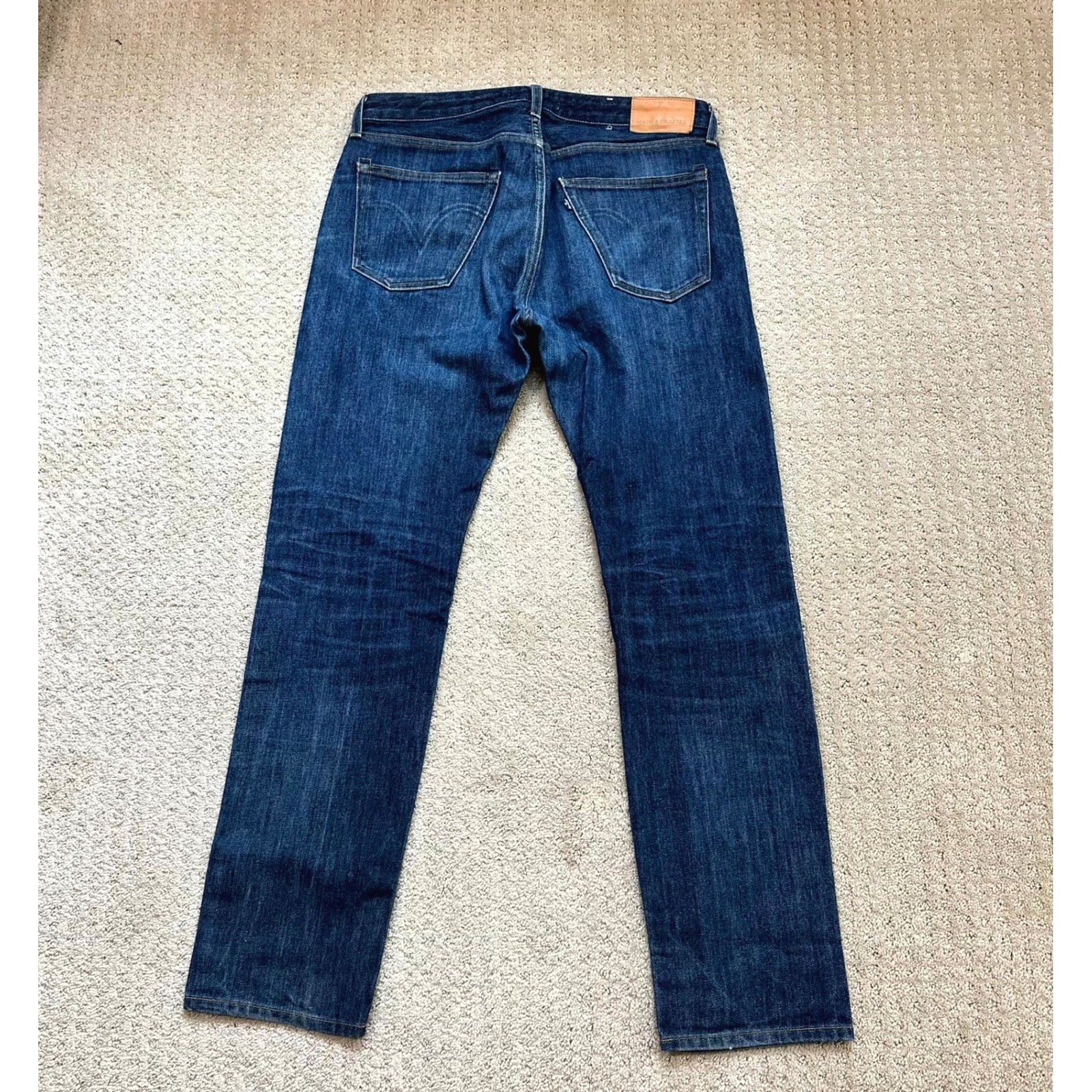 Levi’s Made & Crafted Jeans Thumbtack Slim Tapered Indigo Blue W34 L32 59131