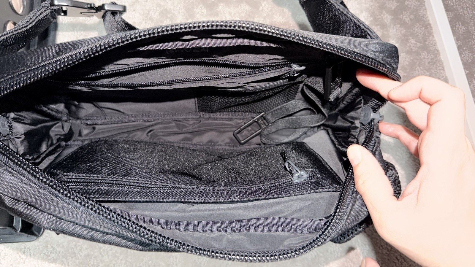 NWOT Dagne Dover Cairo Sling Bag Onyx