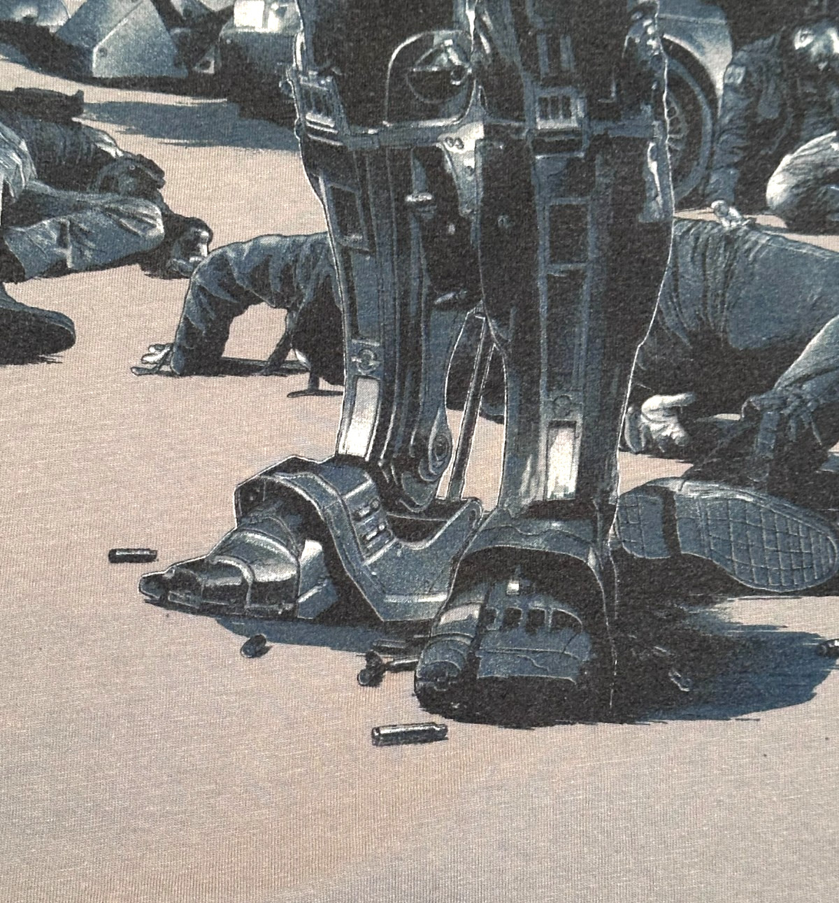 ROBOCOP T Shirt Size 3XL Loot Crate Exclusive Gray Graphic Mens 80s Tee Alex