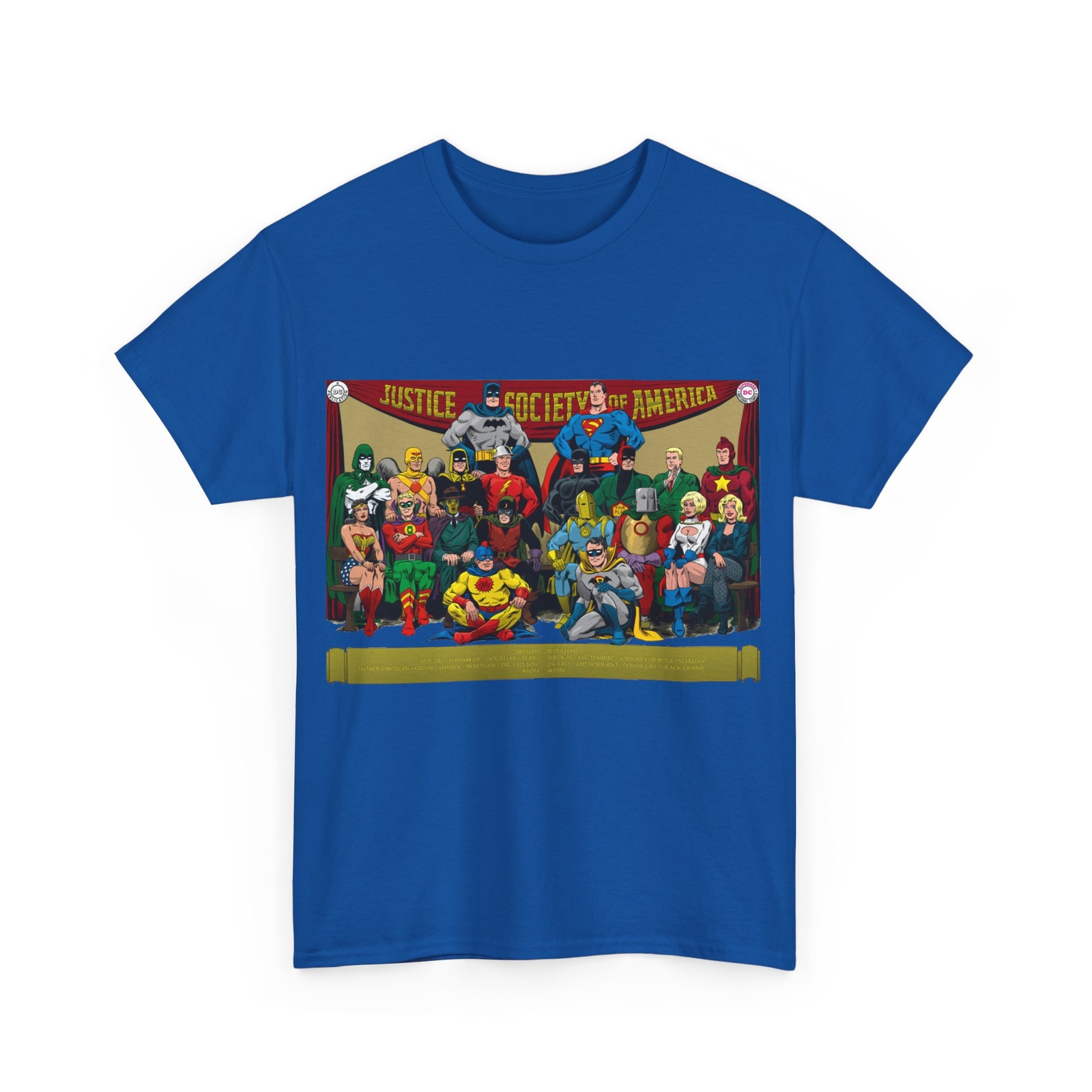 JSA T-Shirt – Sandman, Starman, Atom – DC Comics – Justice Society – Golden Age