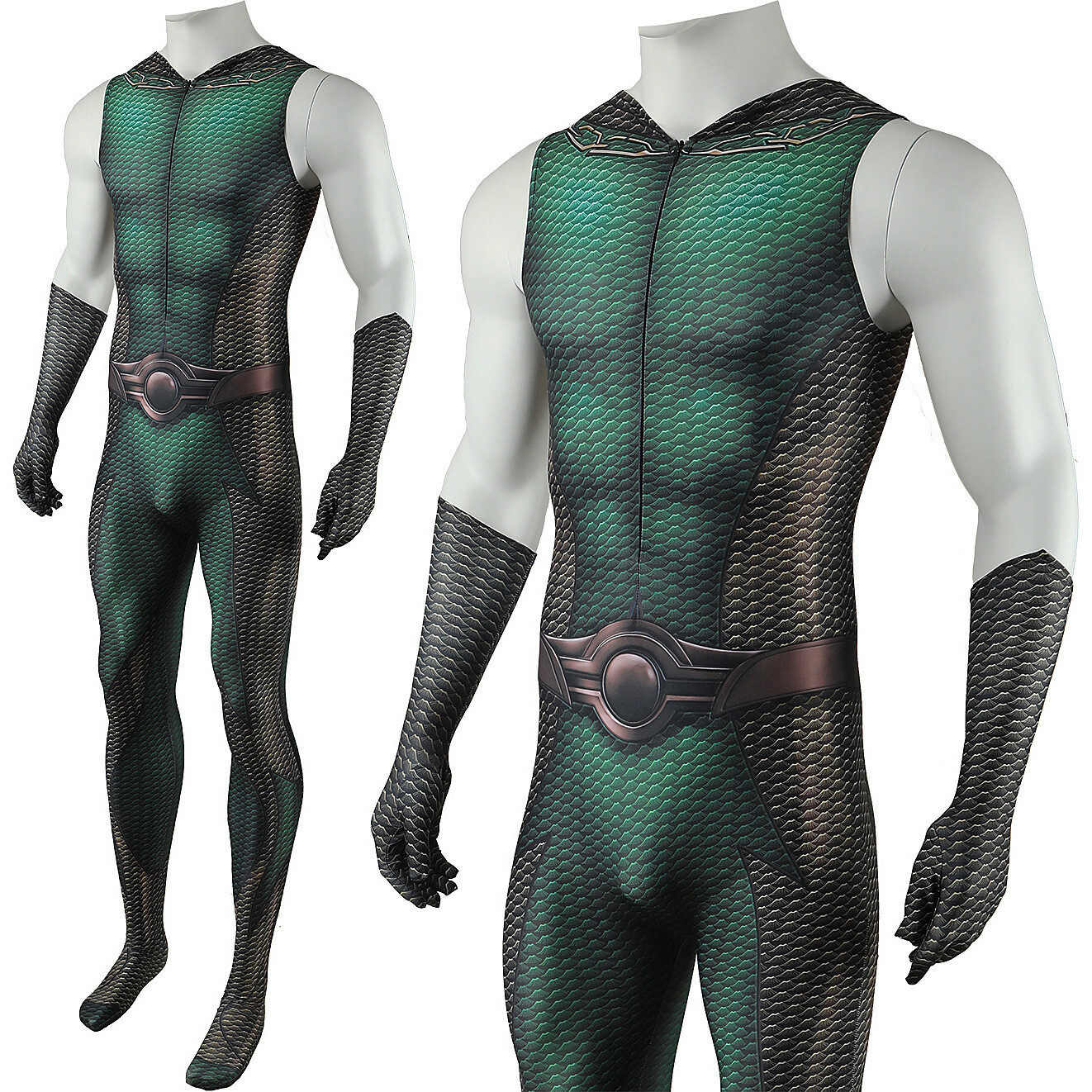 The Deep Cosplay Jumpsuit Superhero The Boys Suit Costume Halloween Adult Kids