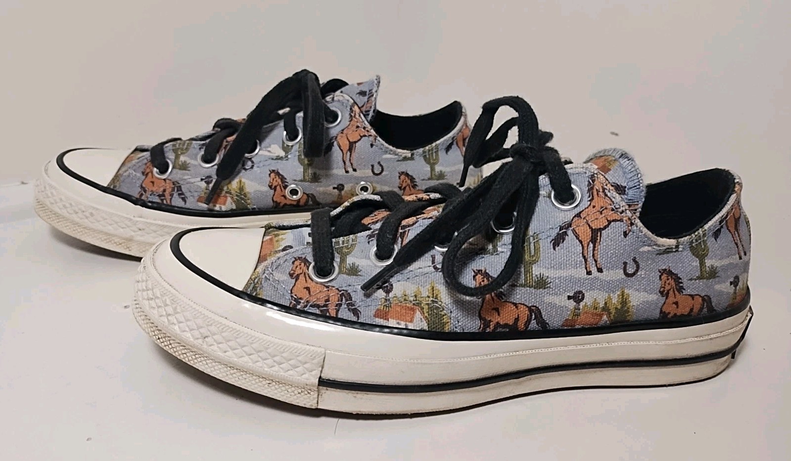 Converse Chuck 70 Low ‘Twisted Resort – Old Western’ Washed Denim Horse M4/W6