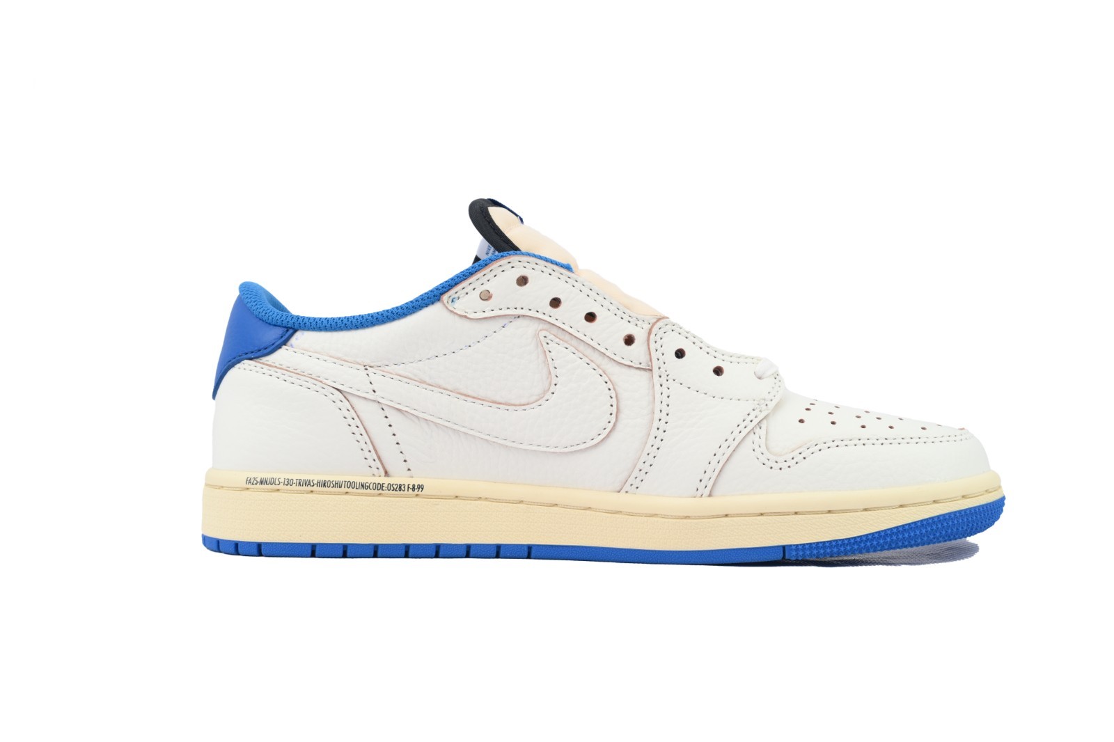 DM7866-104 Free Shipping White Blue Travis Scott x Air Jordan 1 Retro Low