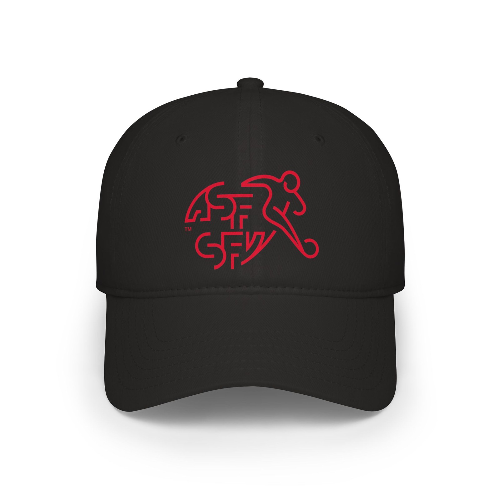 Switzerland Football Printed Cap | Swiss Flag Soccer Logo Baseball Cap