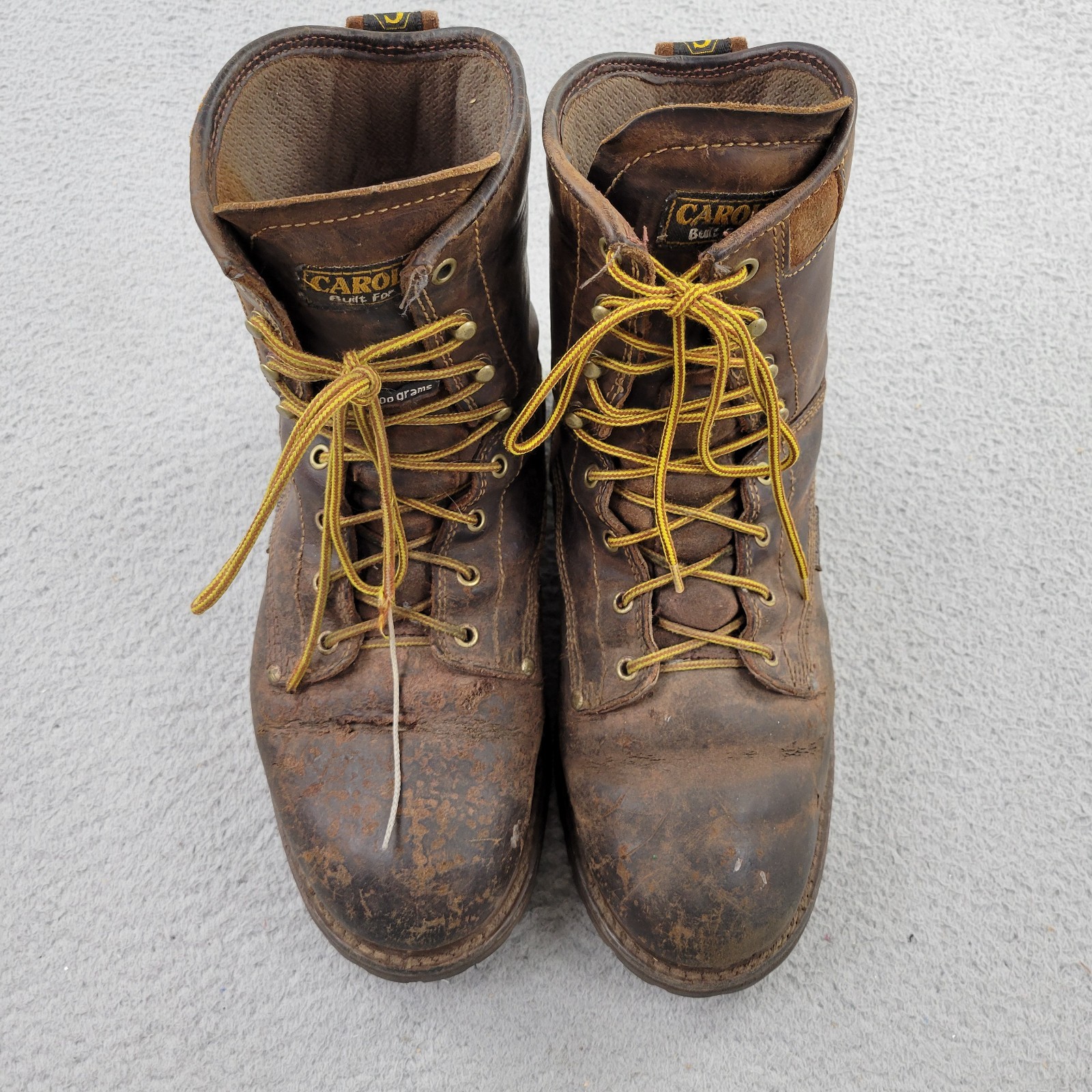Carolina Work Boots Mens 10 Brown CA9028 Leather 3M Thinsulate Insulation