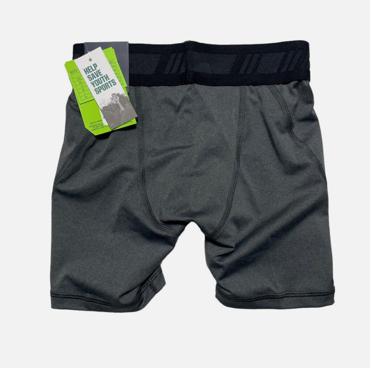 Boys’ DSG Compression Shorts Size Small Dark Heather Grey NEW
