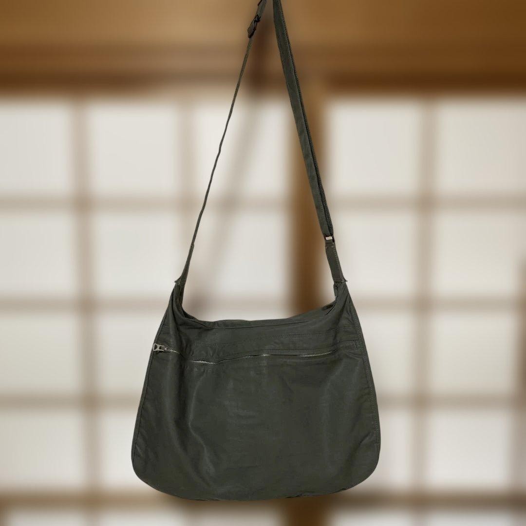Yoshida Porter Shoulder Bag Khaki Large 42×35×15 Made in Japan