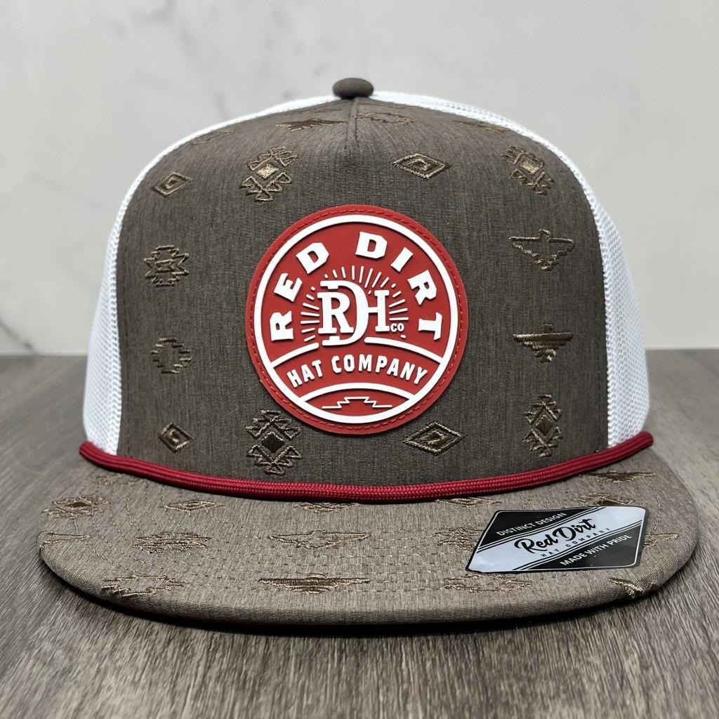 Red Dirt Hat Co The Ruins Classic Western Trucker Mesh Back Adjustable Snapback