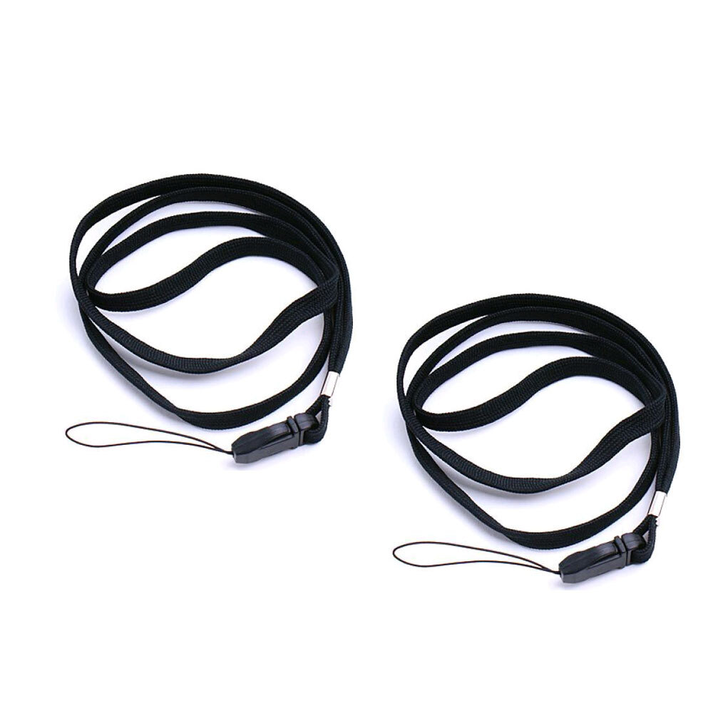 10pcs Black Neck Straps Lanyards For Camera Cell Phone MP3 ID Card Badge Holder