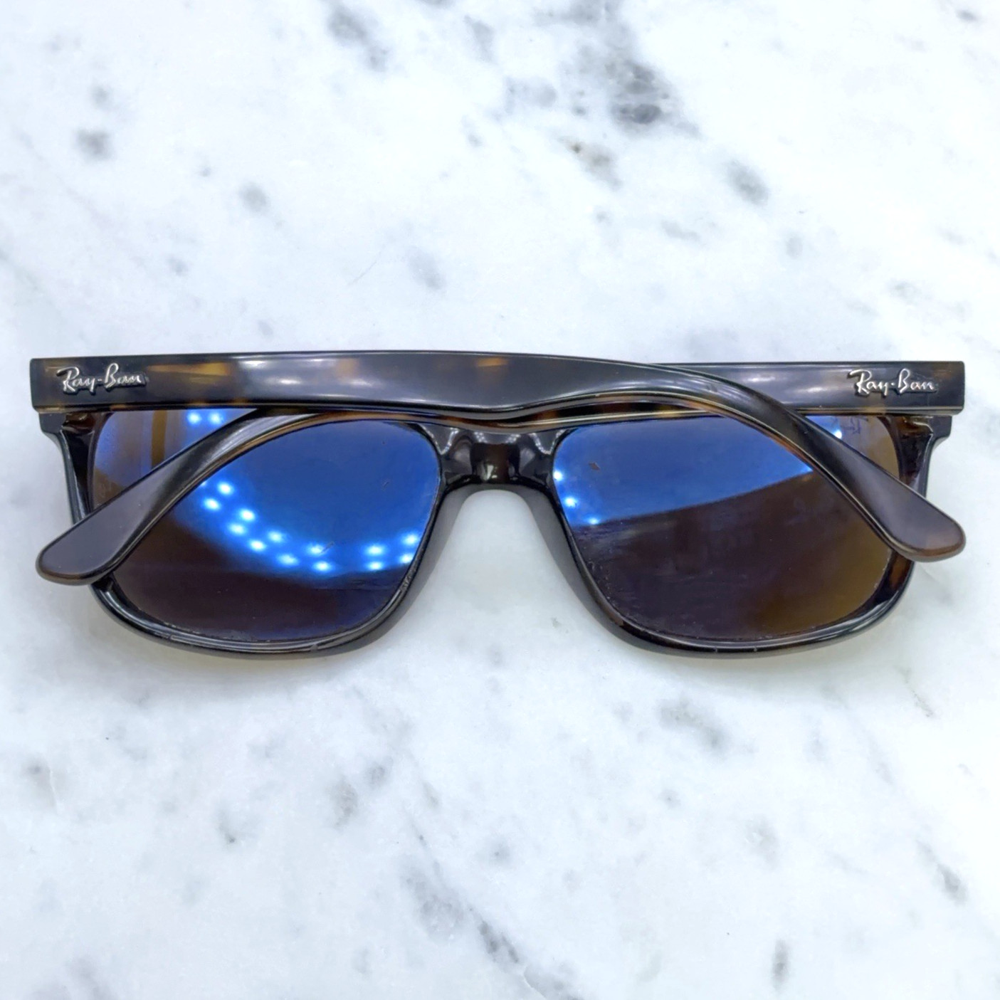 Ray Ban RB 4181 710/83 Polished Light Havana Sunglasses Frames Only Italy 57-16