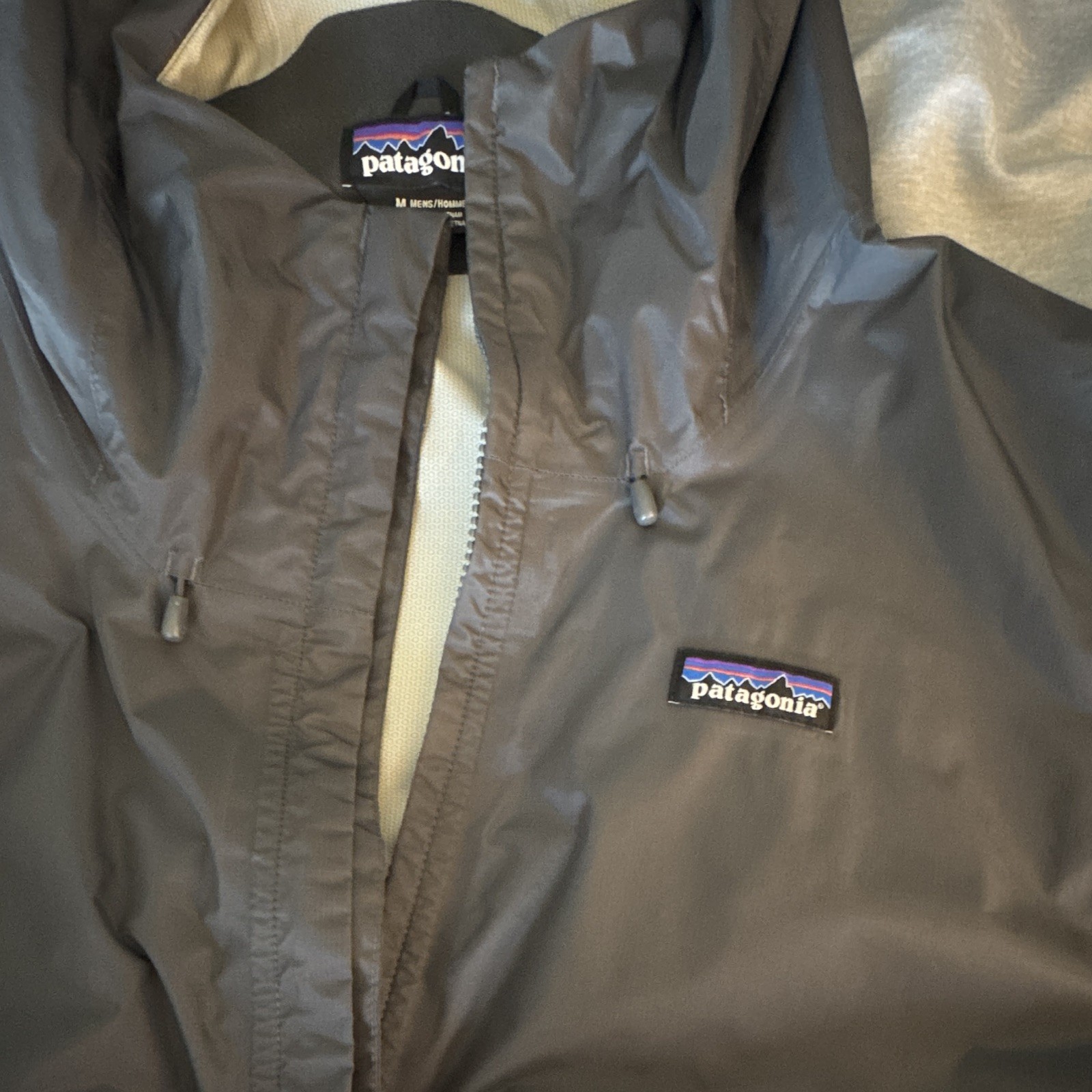 Patagonia Men’s Torrentshell Forge Grey rain jacket