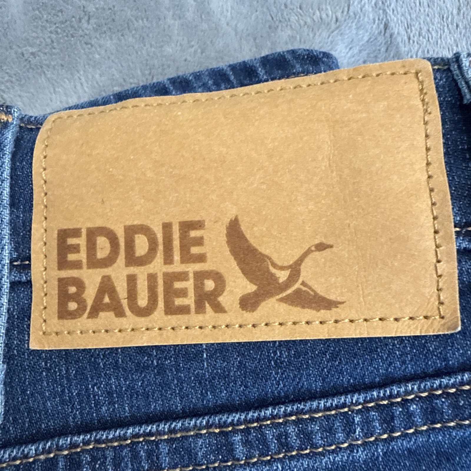 Eddie Bauer Men’s Flannel Lined Jeans 36×32 Straight Fit Brand New With Tags