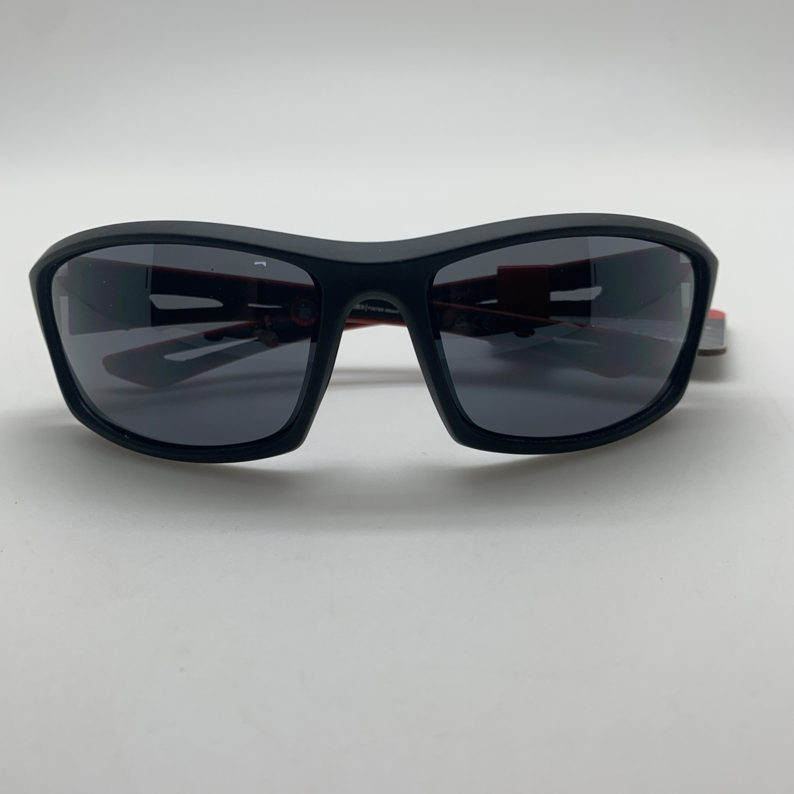 IRONMAN Black/Red Wrap Sunglasses IF 1902 BLK