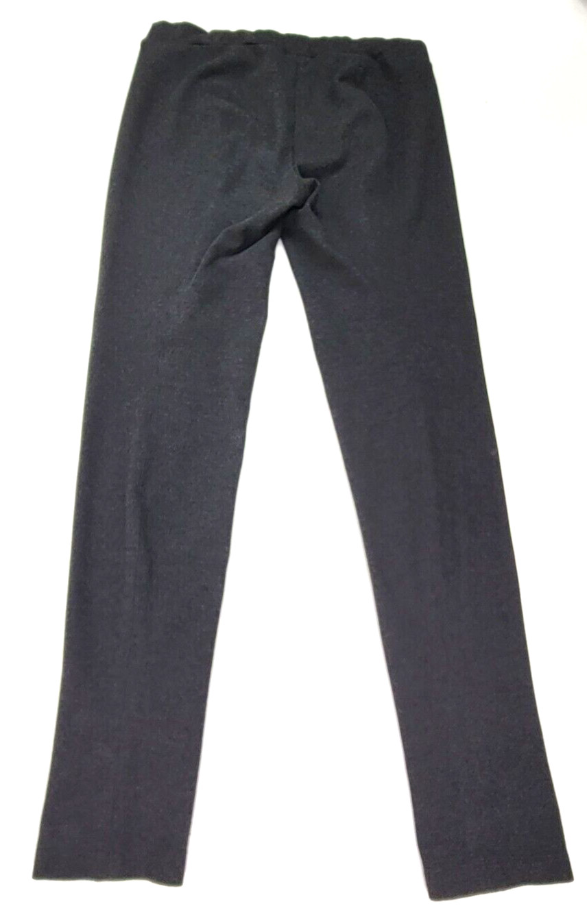 Vince Womens Ponte Pants Size Medium Dark Heather Gray Pull On Stretch Slim